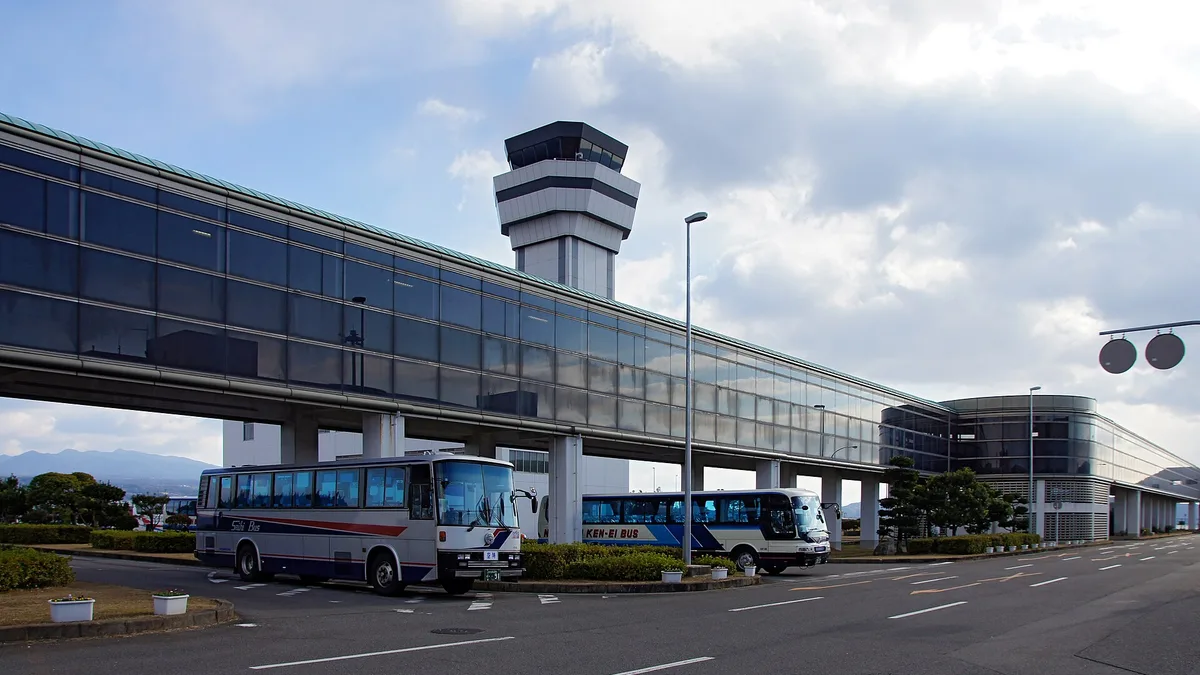 Nagasaki Airport in Japan