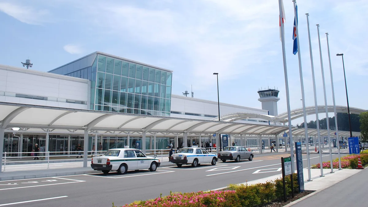 Shizuoka Airport in Japan