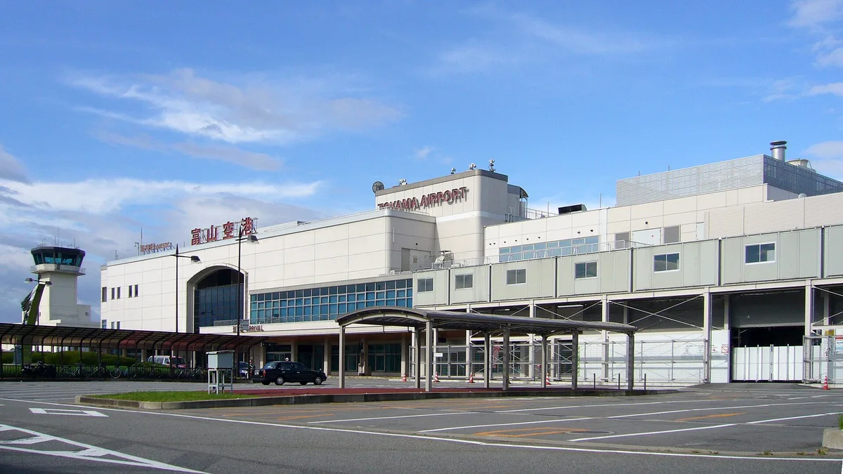 Toyama Airport in Japan