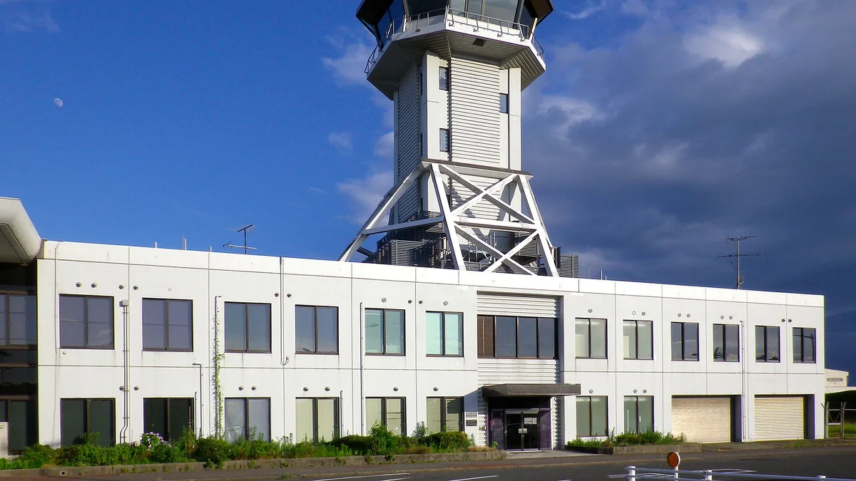 Yamaguchi Ube Airport in Japan