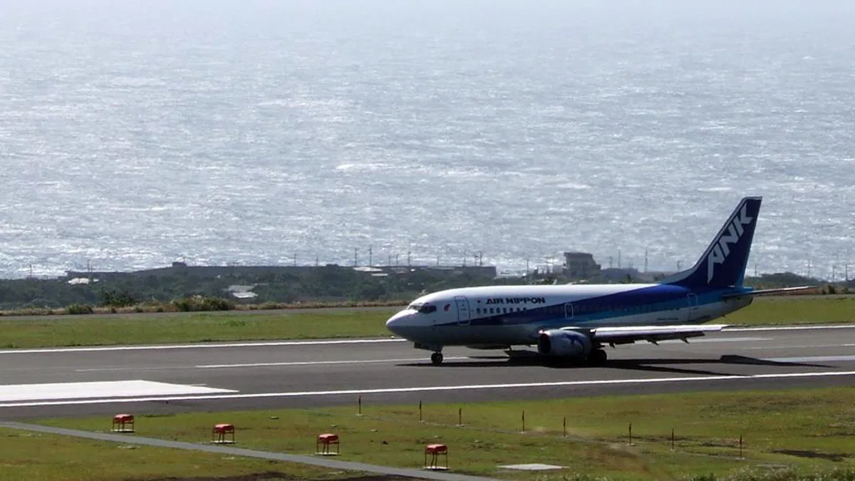 Hachijojima Airport in Japan
