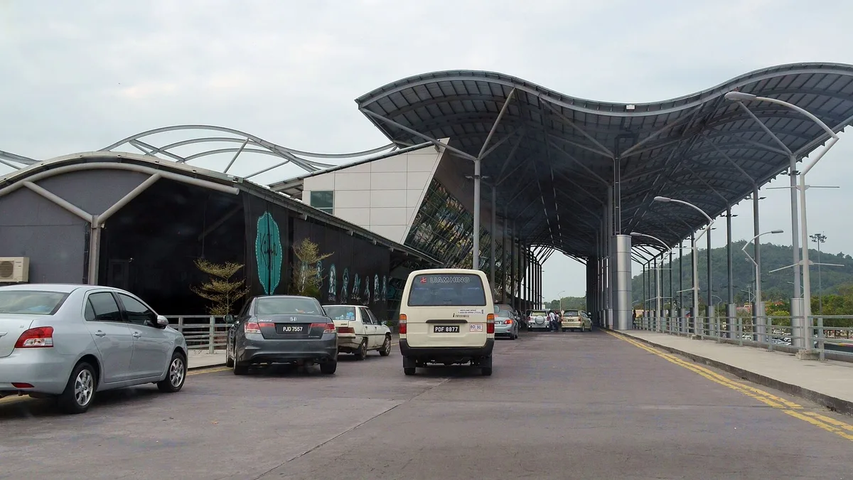 Penang International Airport in Malaysia