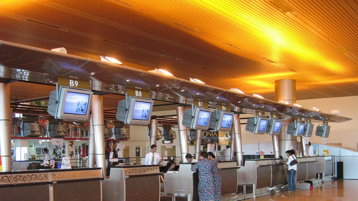 Kuching International Airport in Malaysia