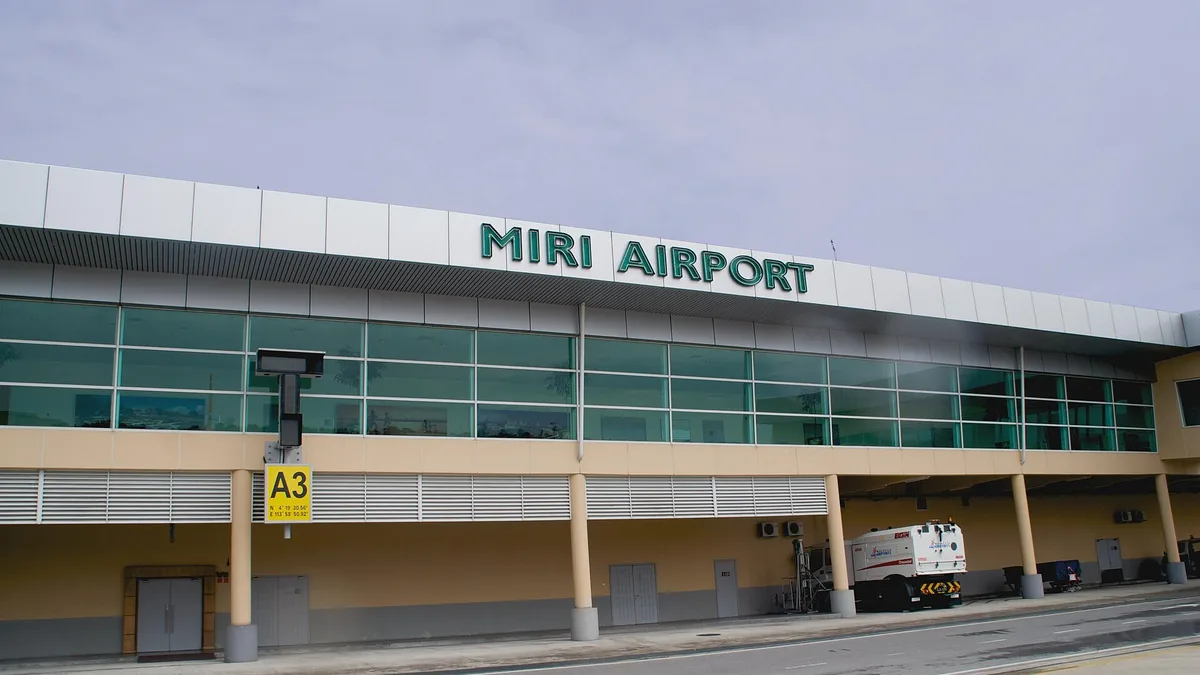 Miri Airport in Malaysia