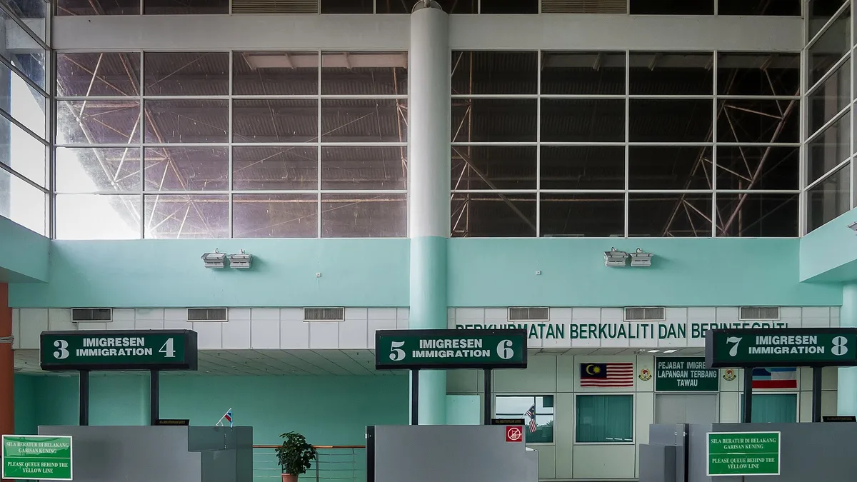 Tawau Airport in Malaysia