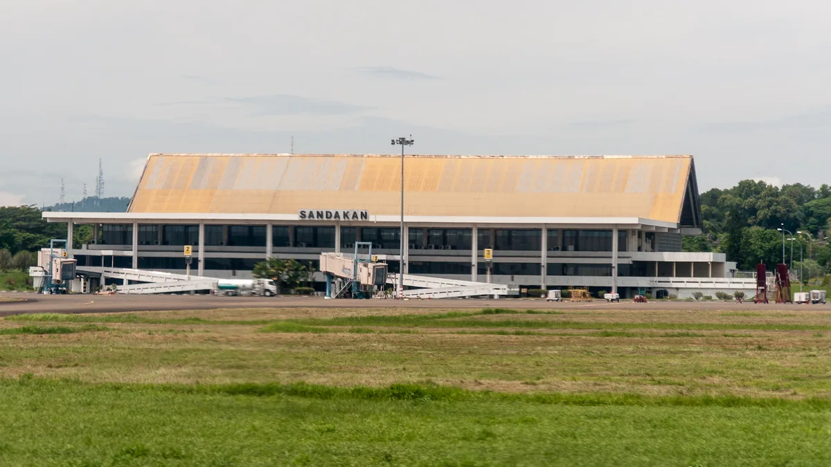 Sandakan Airport in Malaysia