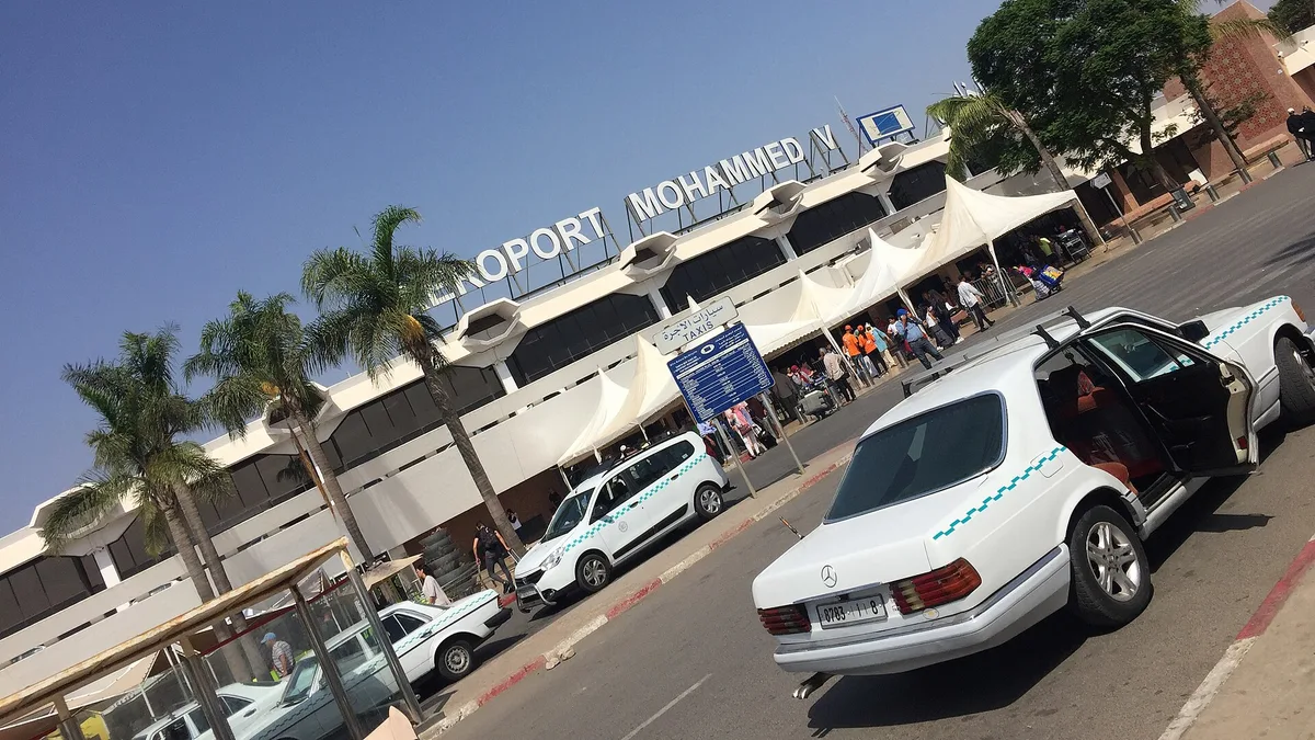 Mohammed V International Airport in Morocco