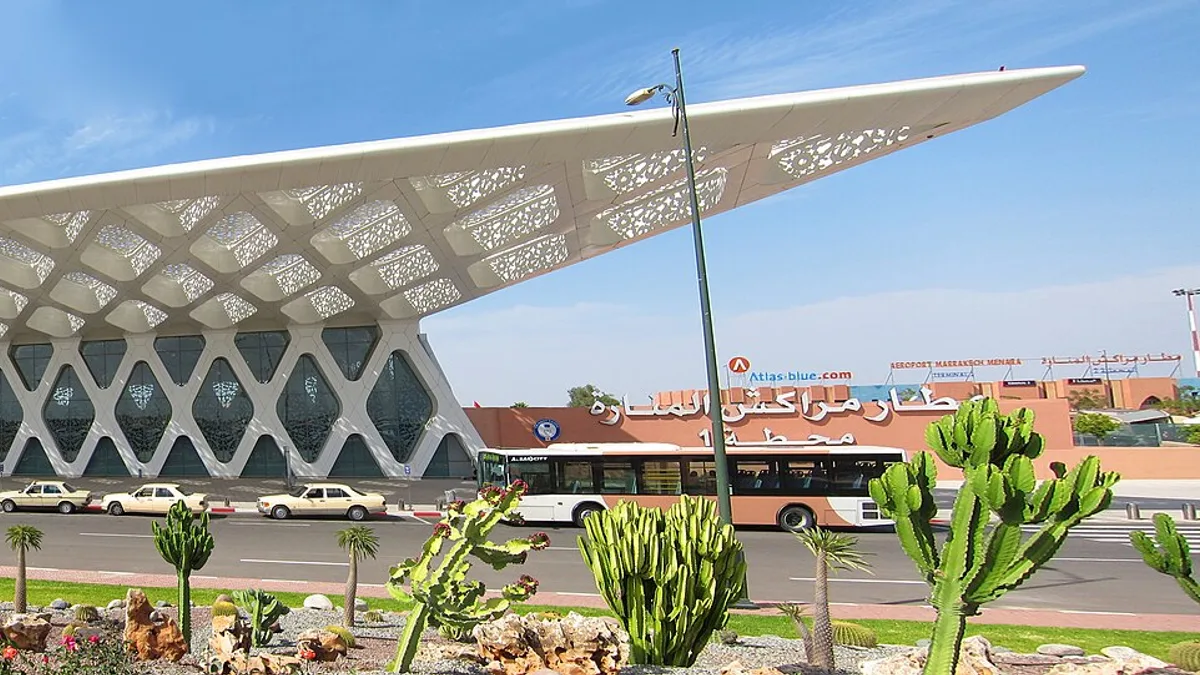 Marrakesh Menara Airport in Morocco