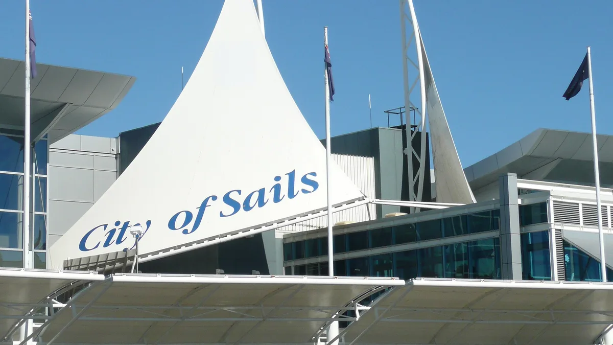 Auckland Airport in New Zealand