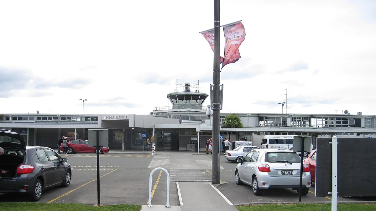 Nelson Airport in New Zealand