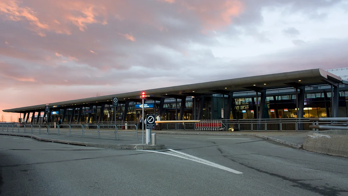 Trondheim Airport in Norway