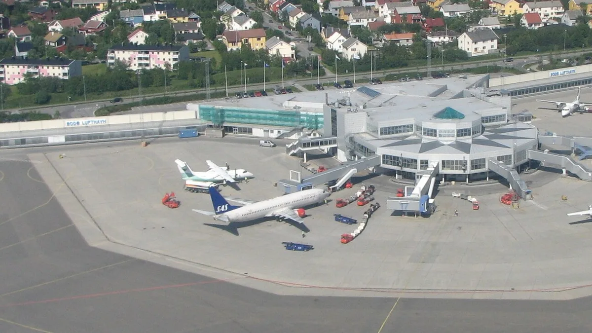 Bodø Airport in Norway