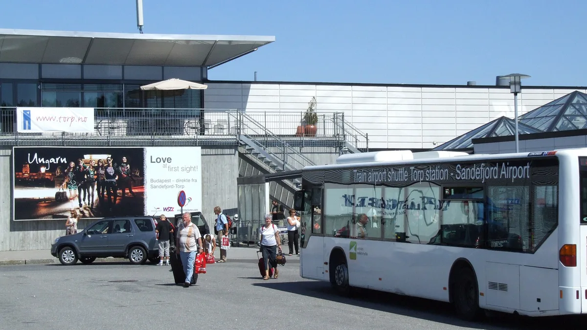 Sandefjord Airport Torp in Norway