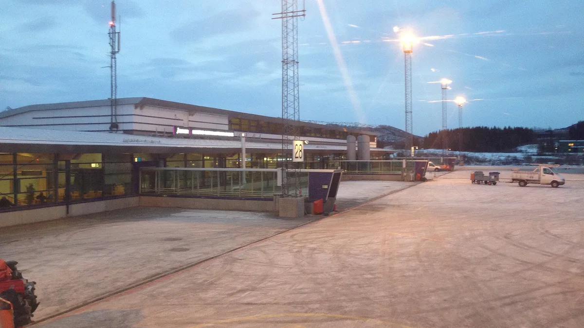 Harstad/Narvik Airport Evenes in Norway