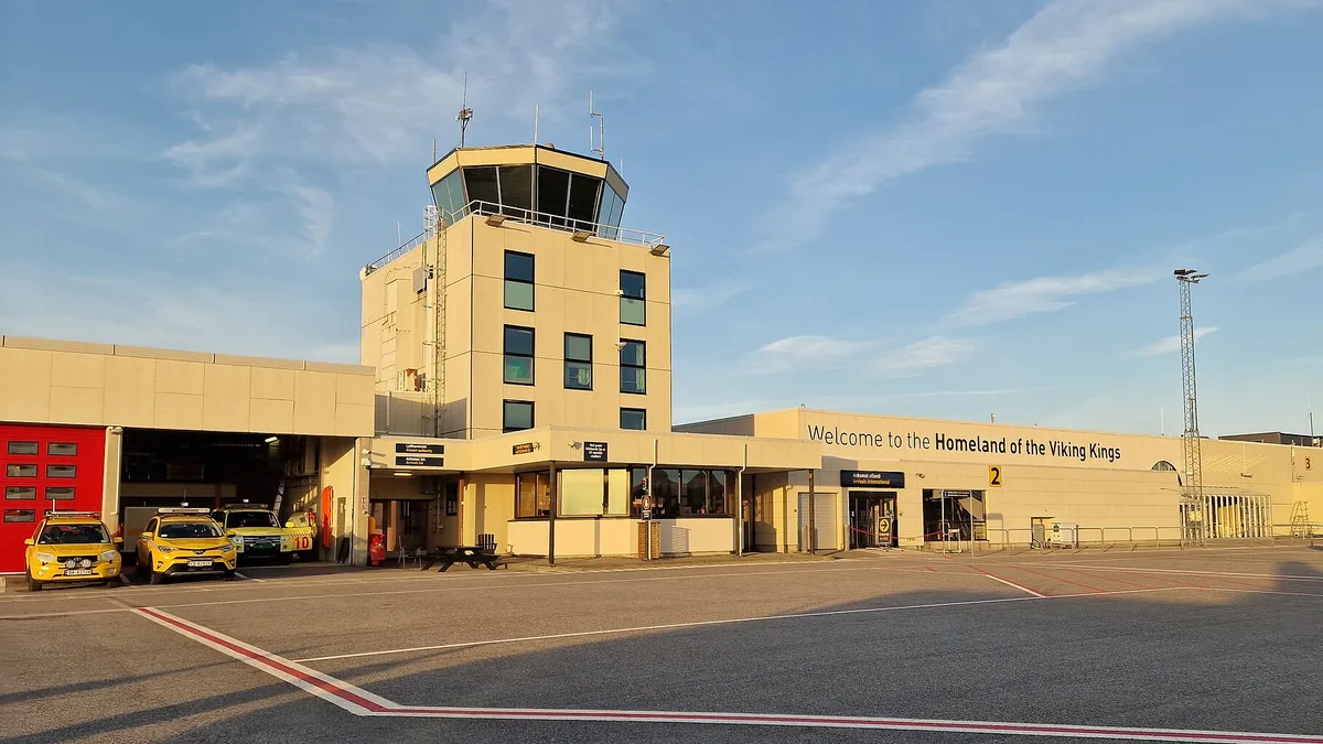 Haugesund Airport in Norway