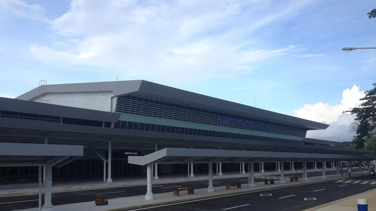 Puerto Princesa International Airport in Philippines