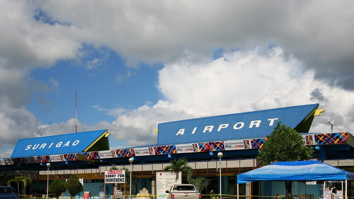Surigao Airport in Philippines