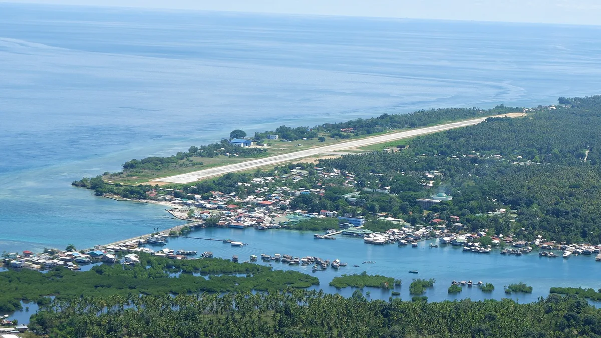 Sanga-Sanga Airport in Philippines