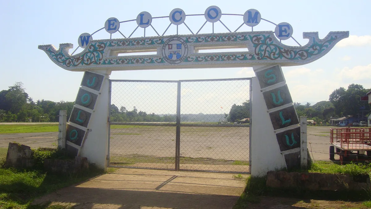 Jolo Airport in Philippines
