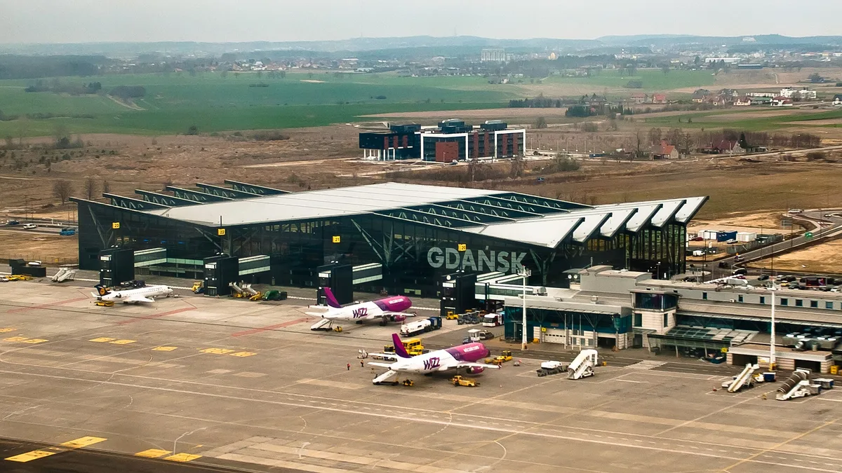 Gdańsk Lech Wałęsa Airport in Poland