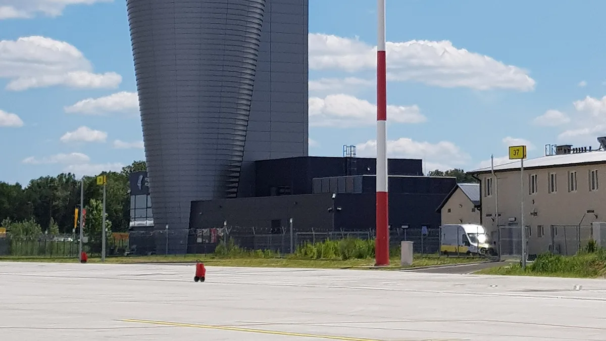 Katowice Airport in Poland