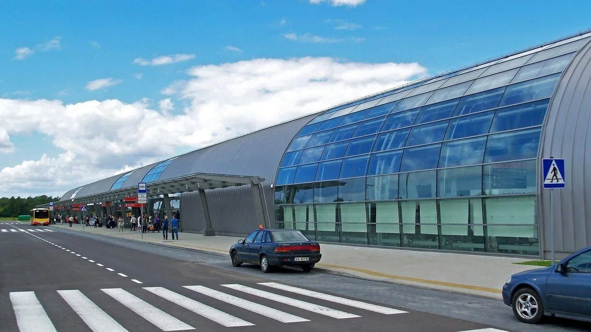 Warsaw Modlin Airport in Poland