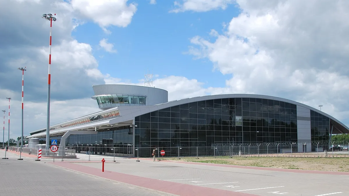 Łódź Airport in Poland