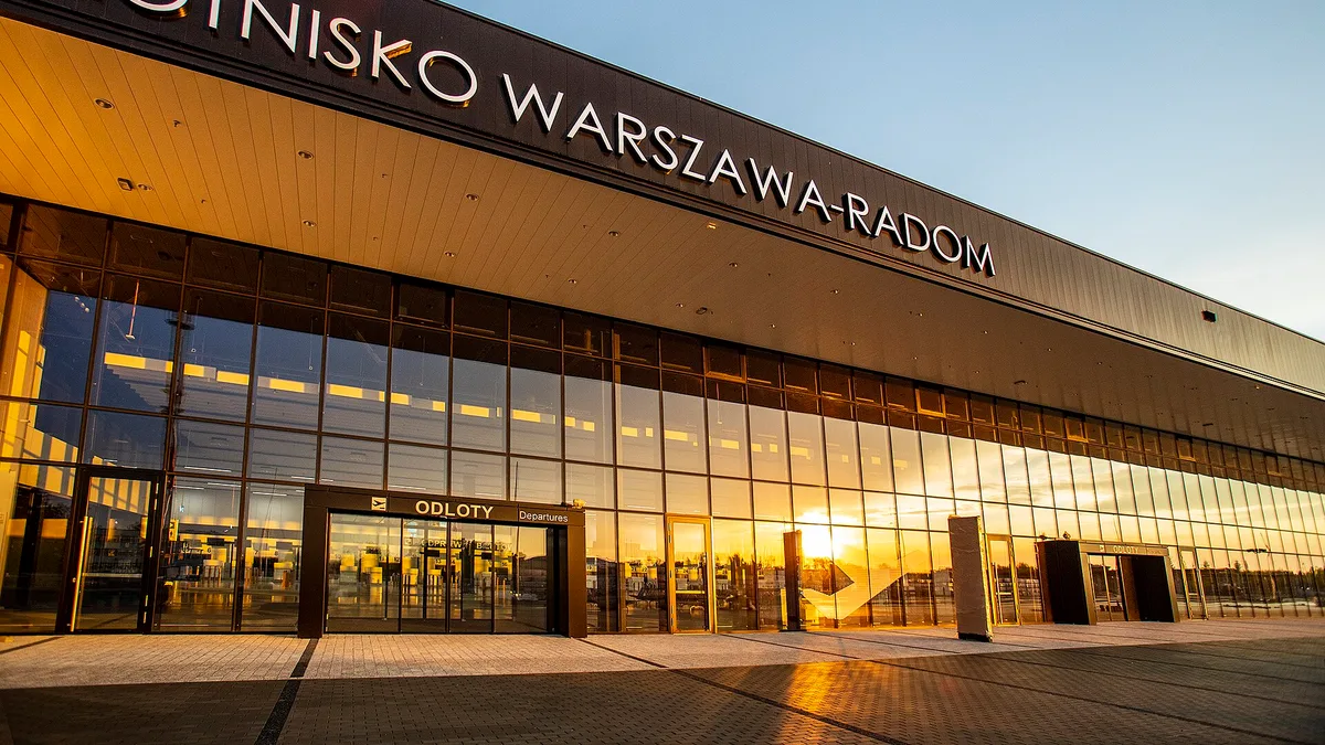 Warsaw Radom Airport in Poland