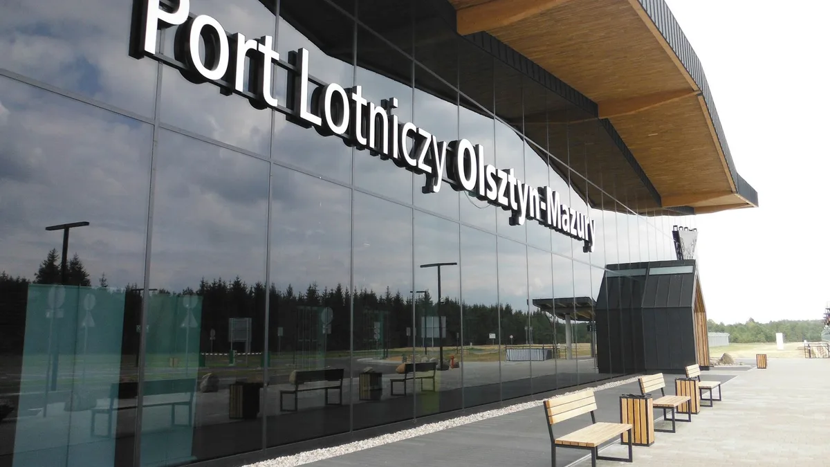Olsztyn-Mazury Airport in Poland