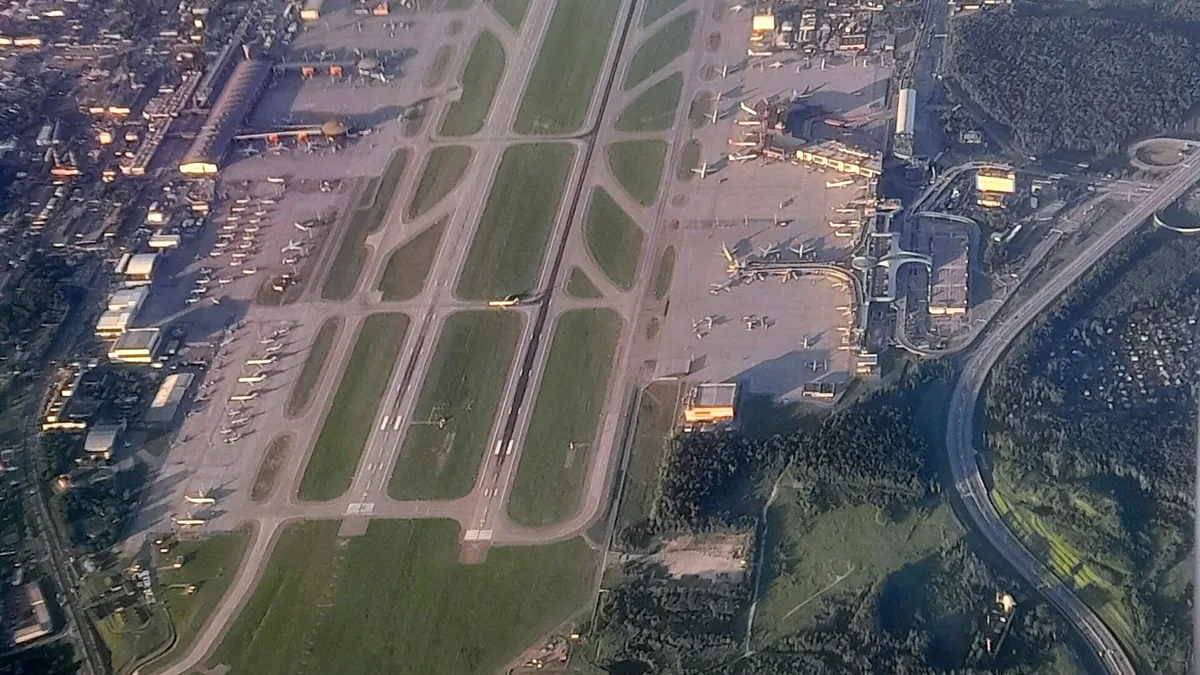 Sheremetyevo International Airport in Russia