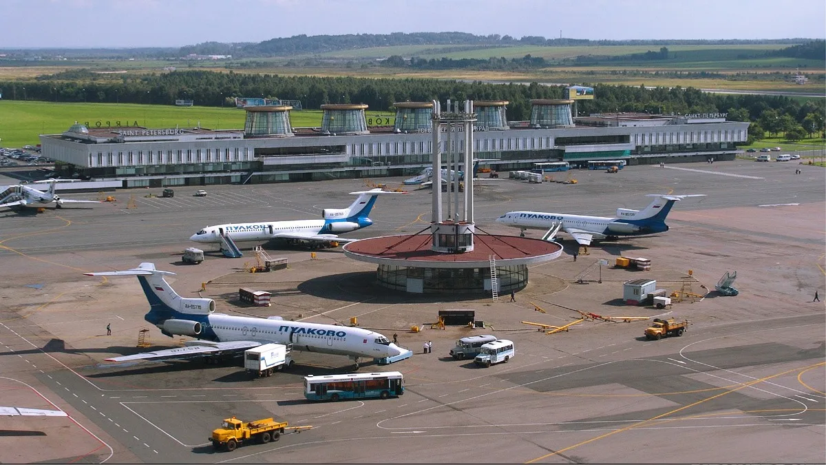 Pulkovo Airport in Russia