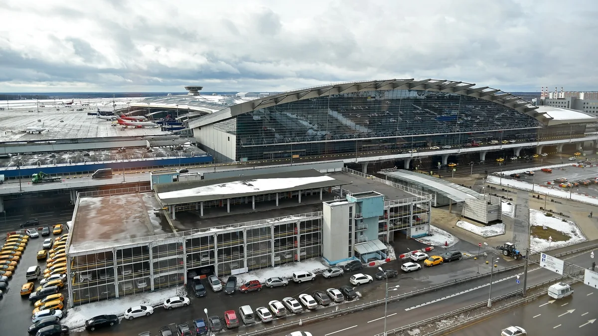 Vnukovo International Airport in Russia