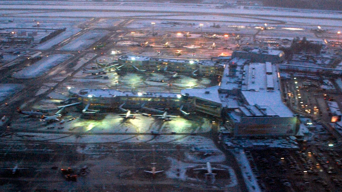 Moscow Domodedovo Airport in Russia