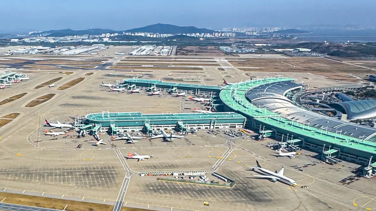 Incheon International Airport in South Korea