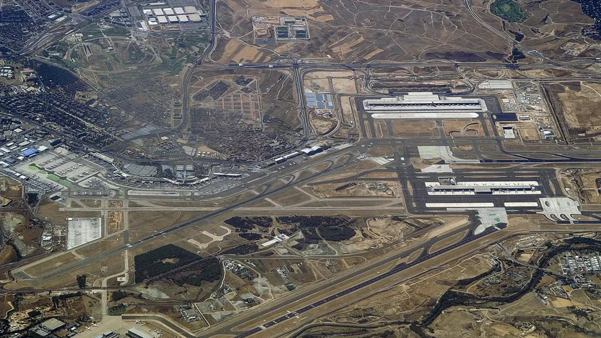 Adolfo Suárez Madrid-Barajas Airport in Spain