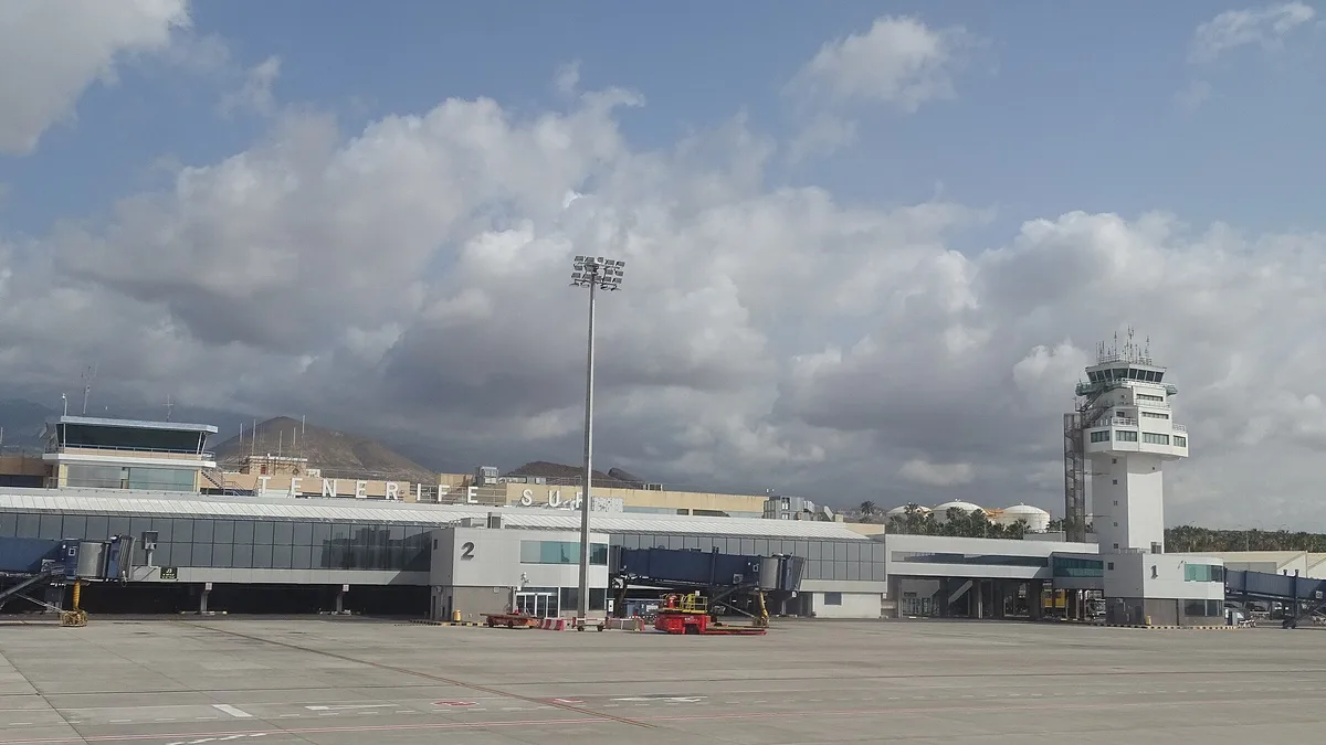 Tenerife Sur Airport in Spain