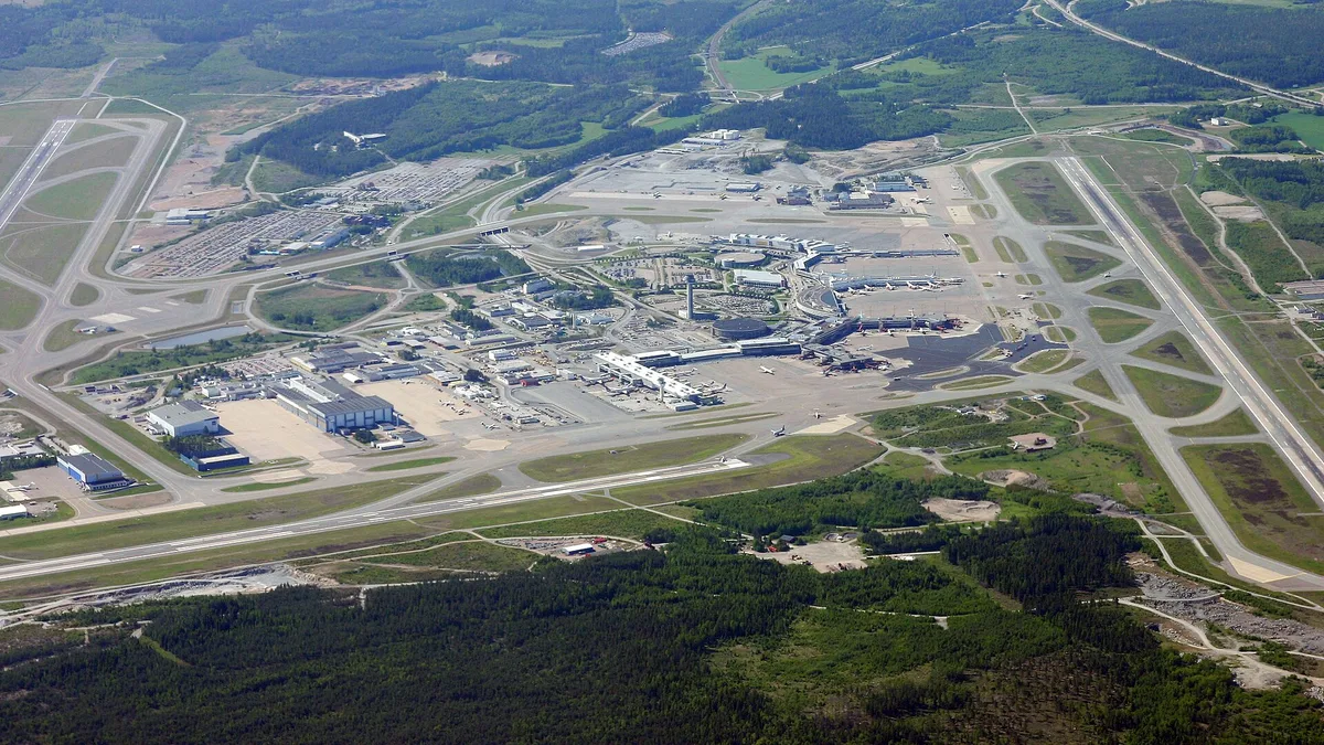 Stockholm Arlanda Airport in Sweden
