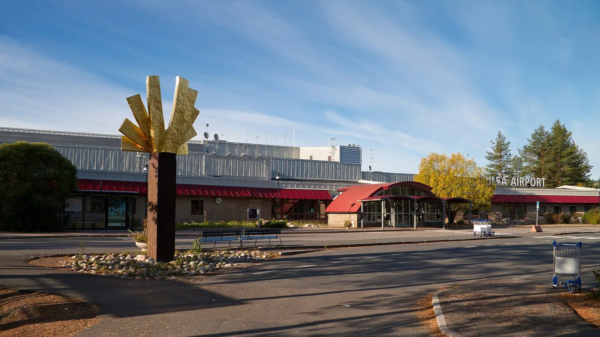 Luleå Airport in Sweden