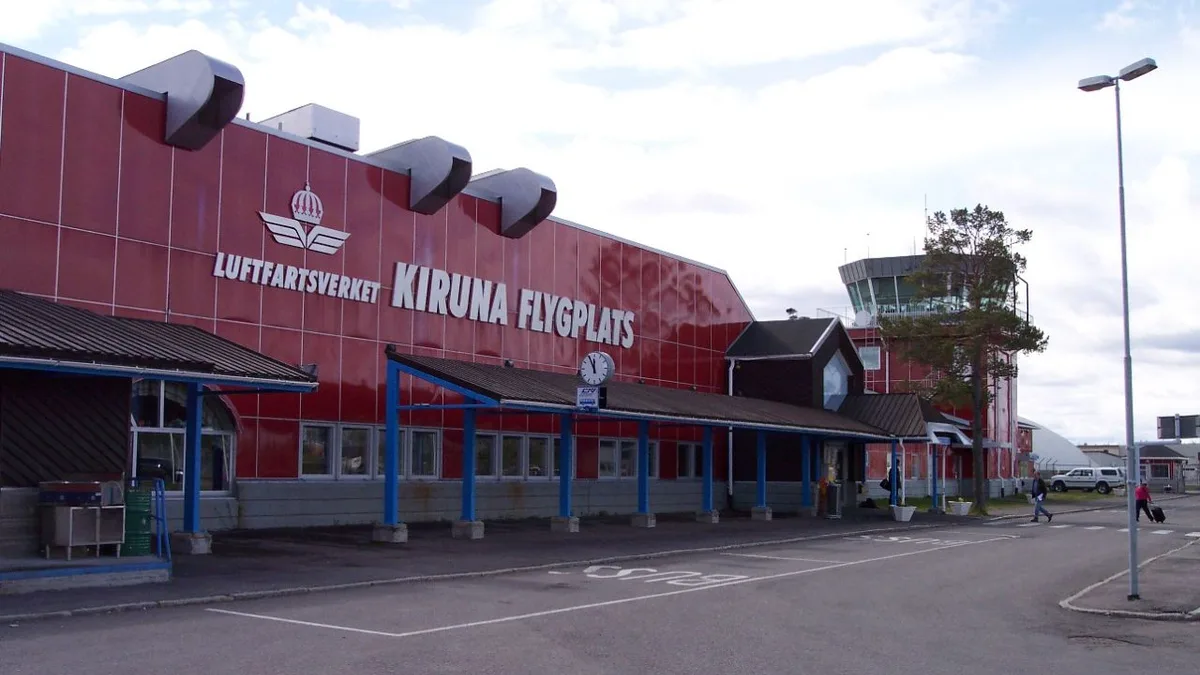 Kiruna Airport in Sweden