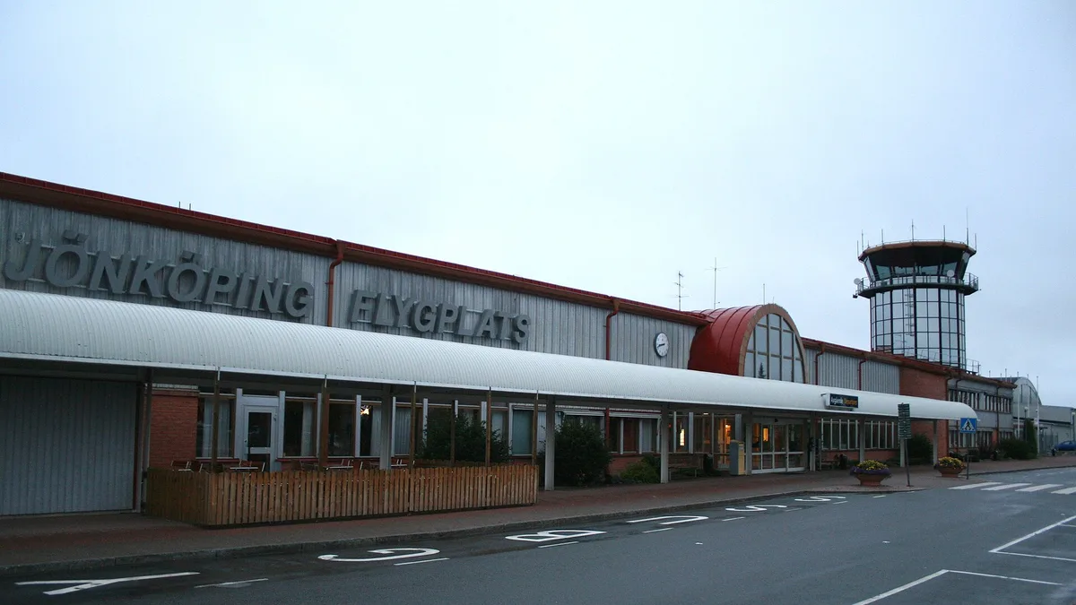 Jönköping Airport in Sweden