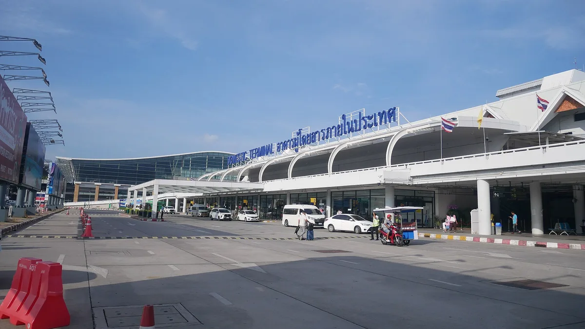 Phuket International Airport in Thailand