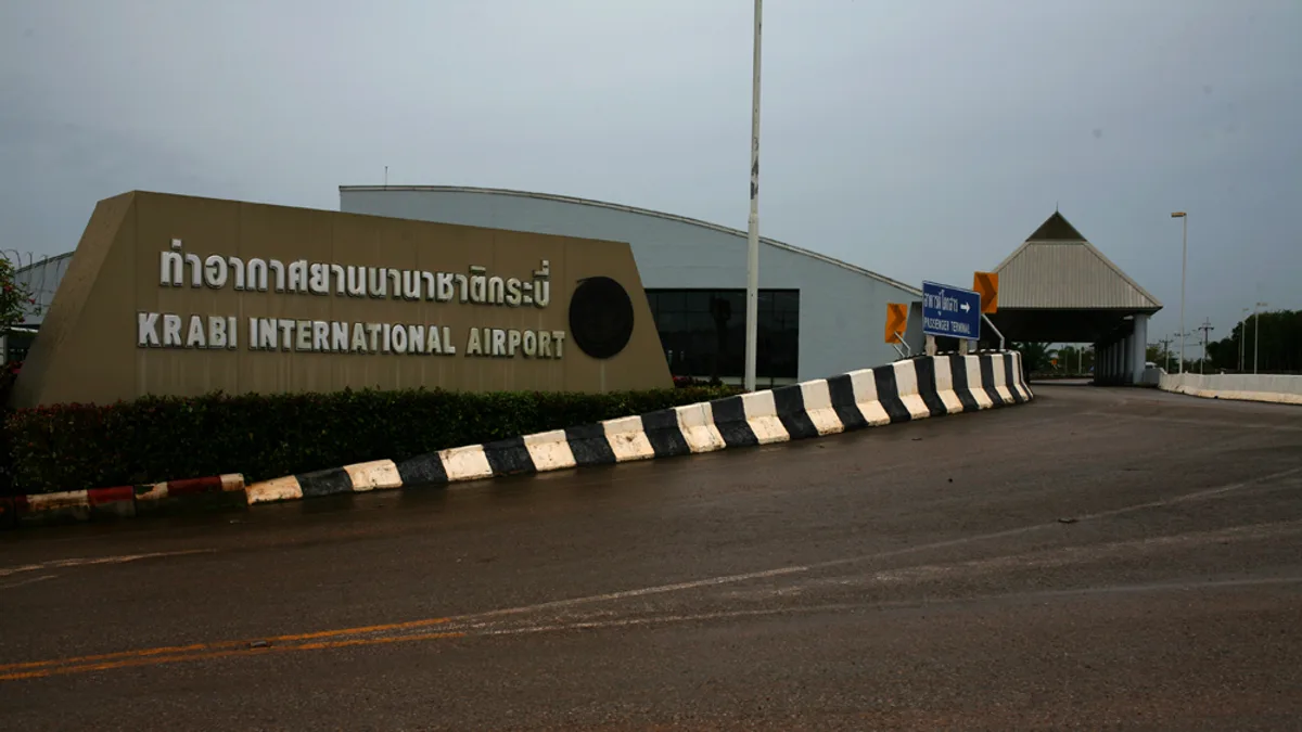 Krabi International Airport in Thailand