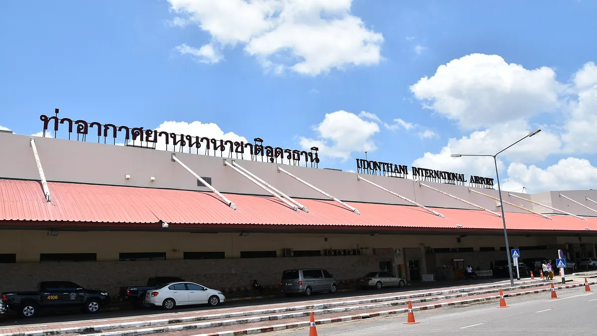 Udon Thani International Airport in Thailand