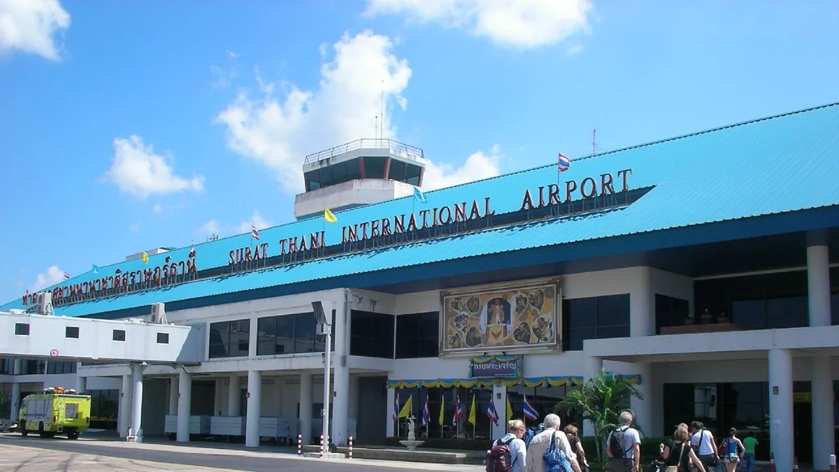 Surat Thani International Airport in Thailand