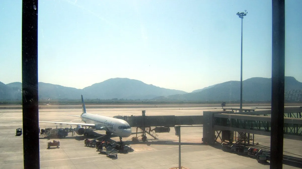 Dalaman Airport in Turkey