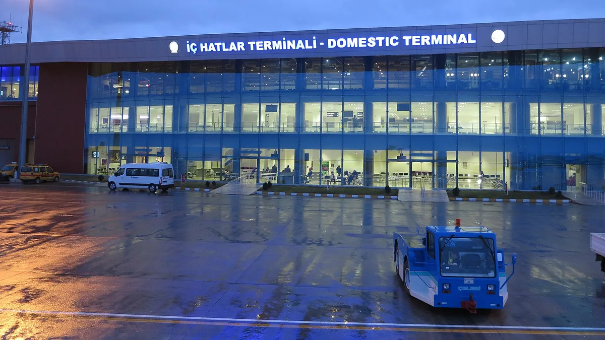 Trabzon Airport in Turkey