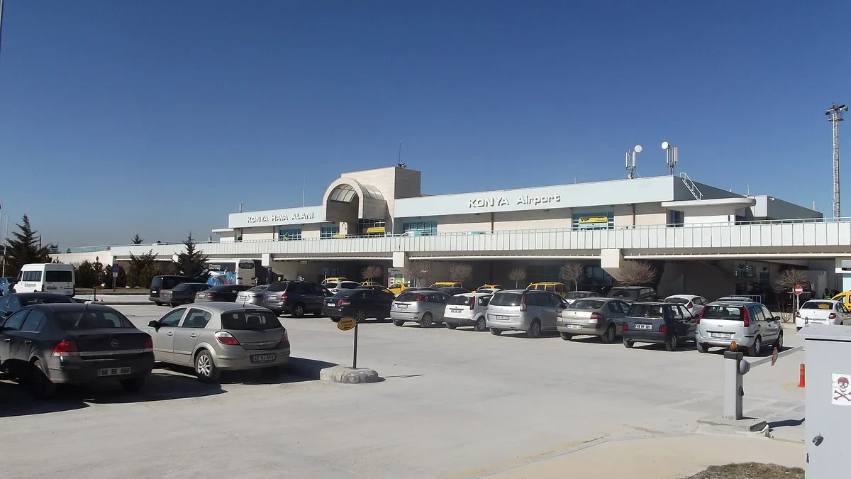 Konya Airport in Turkey