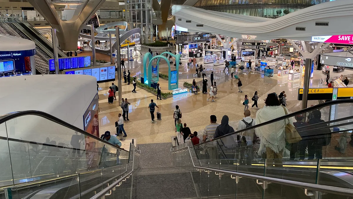 Zayed International Airport in United Arab Emirates