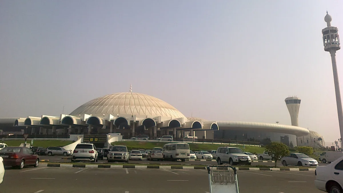 Sharjah International Airport in United Arab Emirates