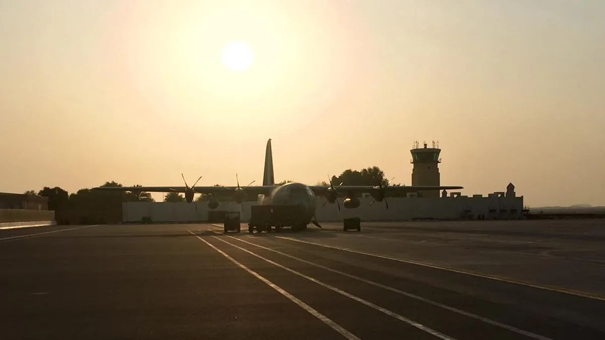 Al Minhad Air Base in United Arab Emirates